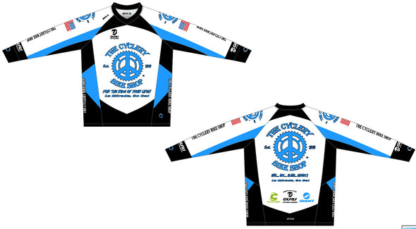 Blue Gruve MTB Jersey L/S - The Cyclery Bike Shop