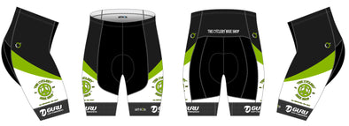 Green Split-Zero Short Men's - The Cyclery Bike Shop